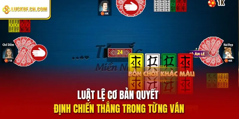 Luật lệ cơ bản quyết định chiến thắng trong từng ván